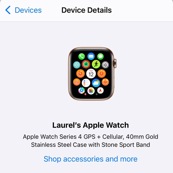 Apple Watch Series 4 Gold Titanium - Picture 5 of 5